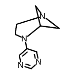 CAS#: 675591-29-4， 4-(5-Pyrimidinyl)-1,4-diazabicyclo[3.1.1]heptane