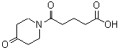 structure of CAS# 675602-62-7, 5-Oxo-5-(4-oxo-1-piperidinyl)pentanoic acid;1-Piperidinepentanoic acid, δ,4-dioxo-;5-Oxo-5-(4-oxo-piperidin-1-yl)-pentanoic acid;5-oxo-5-(4-oxopiperidyl)pentanoic acid