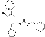 CAS#: 675602-66-1， Benzyl [(2S)-1-(1H-indol-3-yl)-3-(1-pyrrolidinyl)-2-propanyl]methylcarbamate