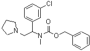 CAS#: 675602-68-3， Benzyl [1-(3-chlorophenyl)-2-(1-pyrrolidinyl)ethyl]methylcarbamate