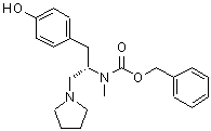 CAS#: 675602-71-8， Benzyl [(2S)-1-(4-hydroxyphenyl)-3-(1-pyrrolidinyl)-2-propanyl]methylcarbamate