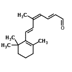 CAS#: 67567-19-5， (2E,4Z,6E)-5-Methyl-7-(2,6,6-trimethyl-1-cyclohexen-1-yl)-2,4,6-heptatrienal