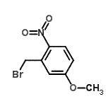 CAS 登录号：67567-46-8， 2-(溴甲基)-4-甲氧基-1-硝基苯