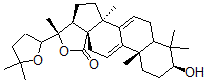 CAS#: 6758-71-0， (22R)-22,25-Epoxy-3beta,20-Dihydroxylanosta-7,9(11)-Dien-18-Oic Acid 18,20-Lactone
