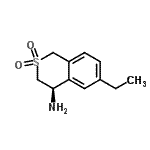 CAS#: 676135-55-0， (4R)-6-Ethyl-3,4-dihydro-1H-isothiochromen-4-amine 2,2-dioxide