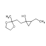 CAS#: 676168-79-9， 2-Ethyl-1-[2-(2-methyl-1,3-dioxolan-2-yl)ethyl]cyclopropanol