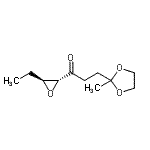 CAS#: 676168-80-2， 1-[(2R,3S)-3-Ethyl-2-oxiranyl]-3-(2-methyl-1,3-dioxolan-2-yl)-1-propanone