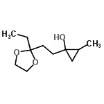 CAS#: 676168-83-5， 1-[2-(2-Ethyl-1,3-dioxolan-2-yl)ethyl]-2-methylcyclopropanol