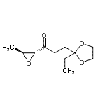 CAS#: 676168-85-7， 3-(2-Ethyl-1,3-dioxolan-2-yl)-1-[(2R,3S)-3-methyl-2-oxiranyl]-1-propanone