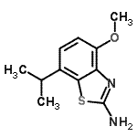 CAS#: 67617-88-3， 7-Isopropyl-4-methoxy-1,3-benzothiazol-2-amine