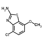 CAS#: 67618-17-1， 4-Chloro-7-methoxy-1,3-benzothiazol-2-amine