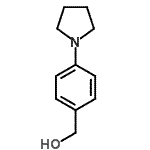 CAS 登录号：676245-12-8， [4-(1-吡咯烷基)苯基]甲醇