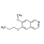CAS#: 67625-65-4， 7-Methoxy-6-propoxyisoquinoline