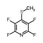 CAS#: 67644-45-5， 2,3,5,6-Tetrafluoro-4-(methylsulfanyl)pyridine
