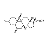 CAS#: 67696-78-0， (17beta)-17-Ethynyl-17-hydroxyestr-4-ene-3,6-dione