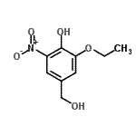 CAS#: 677310-20-2， 2-Ethoxy-4-(hydroxymethyl)-6-nitrophenol