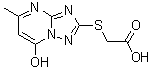 CAS#: 67740-23-2， [(7-Hydroxy-5-methyl[1,2,4]triazolo[1,5-a]pyrimidin-2-yl)sulfanyl]acetic acid