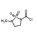CAS#: 67741-66-6， 5-Methyl-1,2,5-thiadiazolidine-2-carbonyl chloride 1,1-dioxide