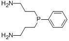 结构式 CAS# 6775-01-5, 二(3-氨基丙基)苯基膦