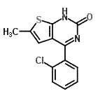 CAS#: 677713-46-1， 4-(2-Chlorophenyl)-6-methylthieno[2,3-d]pyrimidin-2(1H)-one