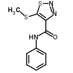CAS#: 677720-53-5， 5-(Methylsulfanyl)-N-phenyl-1,2,3-thiadiazole-4-carboxamide