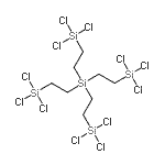 CAS#: 67776-46-9， (Silanetetrayltetra-2,1-ethanediyl)tetrakis(trichlorosilane)