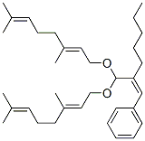 CAS#: 67785-69-7， [2-[Bis[(3,7-Dimethyl-2,6-Octadienyl)Oxy]Methyl]-1-Heptenyl]Benzene