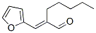 CAS 登录号：67801-21-2， 2-(2-呋喃基亚甲基)庚烷-1-醛