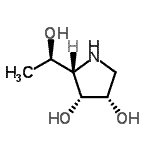 CAS#: 678142-34-2， (2S,3R,4S)-2-[(1R)-1-Hydroxyethyl]-3,4-pyrrolidinediol