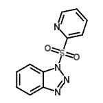 structure of CAS# 678173-42-7, 1-(2-Pyridinylsulfonyl)-1H-benzotriazole;1-(2-Pyridinylsulfonyl)-1H-benzotriazole;647349_ALDRICH