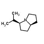 CAS#: 67828-98-2， (3S,7aS)-3-Isopropylhexahydro-1H-pyrrolizine
