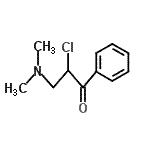 CAS#: 67835-25-0， 2-Chloro-3-(dimethylamino)-1-phenyl-1-propanone