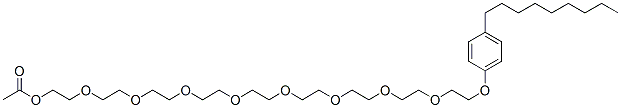 CAS#: 67845-40-3， 26-(4-Nonylphenoxy)-3,6,9,12,15,18,21,24-Octaoxahexacosan-1-Yl Acetate