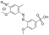CAS#: 67875-22-3， 2-Methoxy-4-[(2-Methoxy-5-Sulphophenyl)Azo]-5-Methylbenzenediazonium Chloride