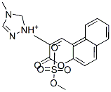 CAS#: 67883-54-9， 4-Methyl-1-(3-Oxo-3H-Naphtho[2,1-b]Pyran-2-Yl)-1H-1,2,4-Triazolium Methyl Sulphate