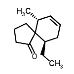 CAS#: 678981-04-9， (6R,10R)-10-Ethyl-6-methylspiro[4.5]dec-7-en-1-one