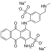CAS#: 67905-57-1， Disodium 1-Amino-9,10-Dihydro-4-[[4-[(Methylamino)Methyl]-2-Sulphonatophenyl]Amino]-9,10-Dioxoanthracene-2-Sulphonate