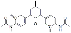 CAS 登录号：67939-84-8， N,N'-[(5-甲基-2-氧代-1,3-环己烷二亚基)二(次甲基-4,1-亚苯基)]二(乙酰胺)
