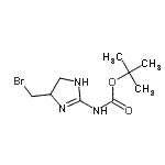 CAS#: 679430-56-9， 2-Methyl-2-propanyl [4-(bromomethyl)-4,5-dihydro-1H-imidazol-2-yl]carbamate