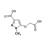 CAS#: 679436-55-6， 5-(Carboxymethoxy)-1-methyl-1H-pyrazole-3-carboxylic acid