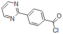 结构式 CAS# 679806-84-9, 4-(2-嘧啶基)-苯甲酰氯