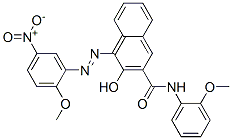 CAS 登录号：67990-07-2， 3-羟基-4-[(2-甲氧基-5-硝基苯基)偶氮]-N-(2-甲氧基苯基)萘-2-甲酰胺