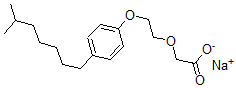 CAS#: 68015-73-6， Sodium 2-[2-[4-(6-methylheptyl)phenoxy]ethoxy]acetate
