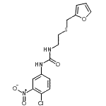CAS#: 680211-92-1， 1-(4-Chloro-3-nitrophenyl)-3-{2-[(2-furylmethyl)sulfanyl]ethyl}urea