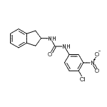 CAS#: 680212-00-4， 1-(4-Chloro-3-nitrophenyl)-3-(2,3-dihydro-1H-inden-2-yl)urea