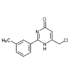 CAS#: 680214-71-5， 6-(Chloromethyl)-2-(3-methylphenyl)-4(1H)-pyrimidinone