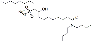 CAS#: 68039-16-7， 18-(Dibutylamino)-10-Hydroxy-18-Oxo-9-Octadecanesulfonic Acid Monosodium Salt