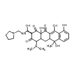 CAS#: 68060-64-0， 4-(Dimethylamino)-6,10,11,12a-tetrahydroxy-2-{hydroxy[(1-pyrrolidinylmethyl)amino]methylene}-6-methyl-4a,5a,6,12a-tetrahydro-1,3,12(2H,4H,5H)-tetracenetrione