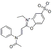CAS#: 68083-28-3， 2-[2-(Acetylphenylamino)Vinyl]-3-Ethyl-5-Sulphonatobenzoxazolium