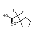 CAS#: 681240-10-8， Difluoro(1-hydroxycyclopentyl)acetic acid